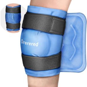Ice Pack for Knees Reusable Cold Pack for Injuries, Knee Gel Ice Pack Wrap Pain Relief Replacement Surgery, Swelling, Meniscus Tear, ACL, Sports Injuries Blue