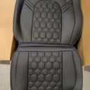 AOMSAZTO Seat Covers Custom Fit for Dodge Challenger 2008-2024: Waterproof Leather Car Seat Cover for Challenger TA R/T GT SXT SRT (Black, 2PCS Front Seat)