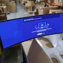 Samsung 49-Inch Odyssey G9 (G95SD) Series QD-OLED G-Sync Compatible Curved Gaming Monitor, 240Hz, 0.03ms, Dual QHD, Glare Free, FreeSync Premium Pro, Ergonomic Stand,LS49DG956SNXGO,2024