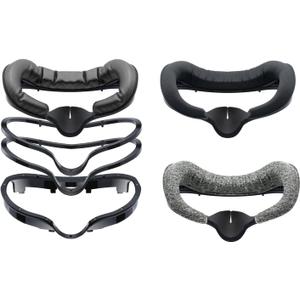Globular Cluster F3 Magnetic Facial Interface for Quest 3 - Different Materials Pads - Magnetic Easy Swap - Not Compatible with Official Charging Dock -for Halo-Style Straps
