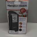 Hamilton Beach Smooth Touch Electric Automatic Can Opener Easy Push Down Lever, For All Standard-Size and Pop-Top, Extra Tall, With Bottle Opening Accessory and Built-In Knife Sharpener, Black