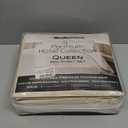 Mueller UltraTemp 6 PC Queen Sheet Set - Ultra-Soft Luxury Series, Cooling & Breathable Hotel Luxury Bed Sheets, Deep Pocket Wrinkle-Free Oeko-TEX, Cream