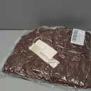 Women's Spaghetti Strap V Neck Dress Tiered Pleated Casual Beach Sundress (M)