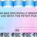 PETKIT PuraX PuraMax Replaced Waste Bags-5 Rolls, Portable Cat Litter Waste Receptacles Bags for Self-Cleaning Cat Litter Box