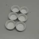 HIC Kitchen Souffle Ramekin, Fine Porcelain, For Baking Custards, Souffles, Condiments, And Desserts, 3-Ounce Capacity, Set of 6