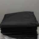 Surmente 10 Pack Black Tablecloth for Round Tables, 120-inch Round Table Cloths for Weddings, Banquets, or Restaurants