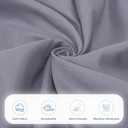 Twin Fitted Sheet (Bottom Sheet Only) Compatible with Milliard Trifold Mattress Folding Mattress, Ultra Soft & Breathable Cover for Camp Bunk Rvs Bed(Gray,Twin,6")