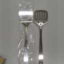 ChefBee 2PCS Metal Spatula Set - Stainless Steel Spatula Solid & Slotted Turner Flipper for Kitchen Use, Heat Resistant Kitchen Cooking Utensils for Flipping Fish, Eggs, Pancakes, Dishwasher Safe (13.2in)