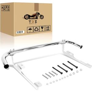 Chrome Rear Crash Bar for Harley Tri Glide 2009-2024, CVO Tri Glide 2020-2022-1