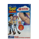 Disney Toy Story Valentine's Day Exchange Cards with Tattoos, 32 Count, 2 Pack