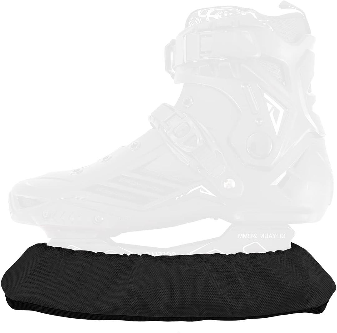 Ice Skate Guards,Skate Guards for Hockey Skates,Figure Skates,Ice Skates,Ice Skate Blade Covers,Skate Soakers for Toddler Kids Youth Adult,Skate Guards Figure Skating Hockey,Ice Skating Accessories (Black)