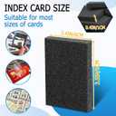 100PCS Foam Card Dividers Anti Extrusion Trading Card Dividers Multifunctional Card Dividers for Storage Boxes Foam Block for Sport Game Idol Card Crafts