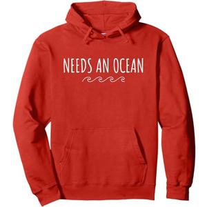 Needs and Ocean - Wave Pullover Hoodie, Small