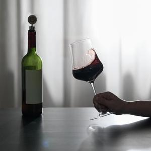 Large Wine Glasses Set of 4: 25oz Hand Blown Crystal Tall Stem Red Wine Glass for Christmas Wedding Anniversary Party - Gift Box for any Occasion