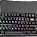 Mechanical Keyboard, Chilkey Slice75 HE Gaming Keyboard Wired, 75% Hall Effect Magnetic Aluminum Keyboard with WS Flux HE Clacky Switch, Rapid Trigger, 8K Polling, Per-Key RGB Custom, PC/Mac Support (Black)