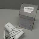 Power Strip Tower with Multiple Outlets, Flat Plug Surge Protector Tower Extension Cord with 12 AC Outlets 4 USB Ports (2 USB C), 6FT Cord Power Tower Surge Protector for Home Office Dorm Room, White