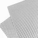 Exhaust Heat Shield Automotive 16"x13" 2 Pack, Embossed Aluminum Heat Shield Kit with Stainless Steel Zip Ties Cable Metal for Car Muffler Exhaust Wrap Heat Pipe High Temp Thermal Barrier