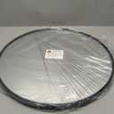 Black Circle Mirror, Round Bathroom Mirror 20 inch, Round Wall Mirror Metal Frame, Circle Mirrors for Bathroom, Vanity, Bedroom, Hallway.