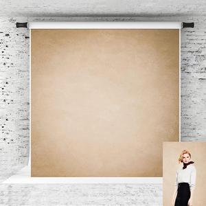 Kate Beige Photography Backdrop Retro Portrait Texture Background Brown Photo Studio Props for Headshot, 10x10ft