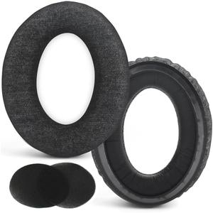HD598 Ear Pads Cushions Replacement Compatible with Sennheiser HD598, HD598SE, HD598CS, HD598SR, HD595, HD599, HD599SE, HD579 Headphones Comfort Velour Ear Cushions Earmuffs Memory Foam Earpads - Gray