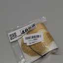 NAYOO Bangs Hair Clip - Light Blonde Fake Bangs 100% Real Human Hair Extensions Wispy Bangs for Women Fringe with Temples Hairpieces Curved Bangs for Daily Wear