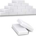 50 Pack Extra Thick Multi-Purpose Melamine Sponge,Magic Sponge Eraser,Household Extra Large Melamine Cleaning Pads No Scratches Cleaning Sponge,Floo,Bathroom,Kitchen (White)