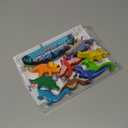 IPOURUP Dinosaur Toys for Kids 3-5: Wooden Stacking Montessori Toys for 3 4 5 6 7 8 Year Old Boys Girls Birthday Gifts for Kid Ages 4-8 Balance Competition Game for Family Stocking Stuffers