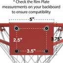 Lifetime Slam-It Basketball Rim, Will Not Fit Other Brands, 18 Inch, Orange