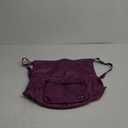 HOLYLUCK Drawstring Backpack Sports Gym Bag Water Resistant String Bag Cinch Sackpack with Side Zipper Pocket for Shopping Sport Yoga-purple