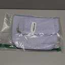 Vorey Blue Personalized Initial Makeup Bag Set, Cute Preppy Travel Toiletry Cosmetic Bags, Small Make Up Pouch, Birthday Gifts for Women, Girls, Friends, (M)