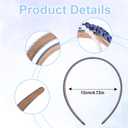 Giantree 7 Pack Headbands for Women Girls, Non Slip Floral Padded Headbands, Cute Pearl Headband for Girls Vintage Wide Headband