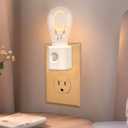 3 x LUMILECT Night Light, Automatic Night Lights Plug into Wall, 2200K Amber Adjustable Brightness, Night Light Plug in with Motion Sensor for Bathroom Hallway Room, I-Type, 1-Pack