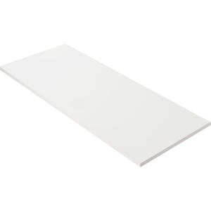 Kaboon 55x20 inch White Table Top, One-Piece Desktop, Reversible Laminate Countertop, Double Desks, L-Desk DIY