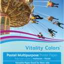 Xerox Vitality Colors Multipurpose Printer Paper, Letter Paper Size, 20 Lb, 30% Recycled, Blue, Ream Of 500 Sheets