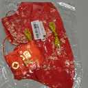 Cat Clothes,New Year's Cloak Dog Clothes Red Pet Cheongsam Cloak Clothes for Cats Small Dogs Puppy(Red,L)