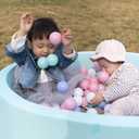 MoonxHome Ball Pit Balls for Toddlers, BPA Free Crush Proof Plastic Toy Balls for Ball Pit, Children's Pool Water Toys, Macaron Ocean Balls for Play Tent 2.15 Inch Pack of 100 200 500 800 1000