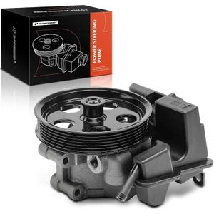 A-Premium Power Steering Pump, with Pulley & Reservoir, Compatible with Ford Focus 2006-2011, Transit Connect 2010-2011, 2.0L 2.3L 2.5L Gas, Replace # N7120153, 6S4Z3A674A