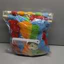 Macrame Wall Hanging Extra Large Handmade Tapestry Boho Decor Natural Cotton Rope Ball Textile Fiber Yarn Candy Wall Art for Livingroom Bedroom Wedding Party 35.4" L by 33.8" H - Macaron