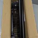 Corner Shower Caddy Tension Pole: Adjustable Rustproof 4-Tier Inside Bathroom Organizer - 47-121 inch Quick Installation Bathtub Shelves for Shampoo Storage - Rod Floor Standing Bath Rack - Black