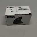 Ergonomic Wireless Rechargeable Mouse, Bluetooth+USB A+Type C(3 in 1) Connection, 5 Levels Up to 4800 DPI, 6 Silent Buttons, 2.4GHz Carpal Tunnel Vertical Mice, for Laptop, Desktop,MacBook-black