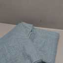 RYB HOME 100% Blackout Linen Textured Curtains 90 inches Long, Thermal Insulating Privacy Energy Saving for Bedroom Living Room Window Office Theater Baby Nursery, W 52 x L 90 in, Misty Blue, 2 Pcs