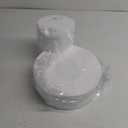 Hedume Set of 4 Round Foam Cake Dummies, 4 Tiers of 4" 6" 8" 10" White Dummy Cake Rounds, Cake Dummy Tier Set for Decorating, Crafts, Baking Displays, Wedding Cake Design, Birthday Cakes, Parties