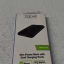 ZGear 5000 mAh Slim Dual Charging Port Power Bank - Black