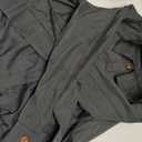 Women's Jackets Military Safari Cropped Button Down Lightweight Oversized Utility Anorak Coat with Pockets Large