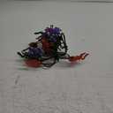 Halloween Spider String Lights Outdoor, 8.5FT Hanging Halloween String Lights with 10 LED Multicolor Spider Lights UL Listed for Outdoor Party Stair Bar House Garden Yard Decorations- Black Wire