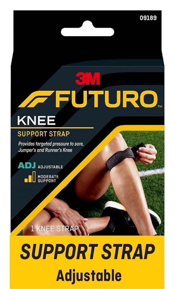 FUTURO Knee Strap, Adjustable Hook-and-Loop Design for Custom Comfort, 1 Count