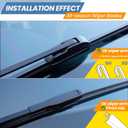 GSPSCN 2 Wipers For Chevy 08-13 Avalanche Silverado Tahoe Suburban/GMC Sierra Yukon 07-13 /Cadillac 07-13 Escalade EXT ESV/Benz 05-18 SLK SLC Original Equipment Windshield Wiper Blades 22"+22"