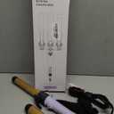 Rotating Curling Iron 2 in 1 Set, Automatic Curling Wand with 3 Interchangeable Ceramic Barrels(0.75" - 1.25"), Instant Heating Hair Culer with 5 Adjustable Temp, One More Head Not Included