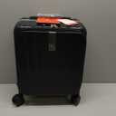 Hanke 16 inch Underseat Carry On Suitcases with Wheels,Lightweight Hard Shell Carry on Luggage with Wheels for Weekender,Top Opening Small Suitcase,Travel Luggage for Womem Men,Jet Black.