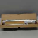 TKZTKZ Curtain Rods No Drilling for Windows 32 to 60 Inch:No Drill Small White Curtain Rod with Adhesive Brackets for Bedroom,5/8" Apartment Renter Friendly Adjustable Drapery Rods Easy Install